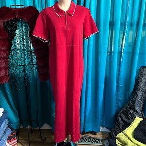 Red or Black shirt dress